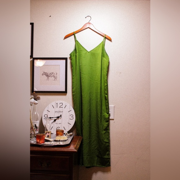 target green slip dress loverlygrey on LTK